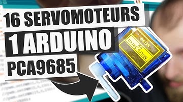 Contrôler PLEINS DE SERVOMOTEURS avec Arduino (module PCA9685)