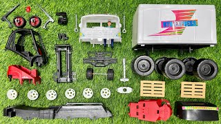 Merakit Mainan Rusak | Mobil Truk Box Paket & Forklift