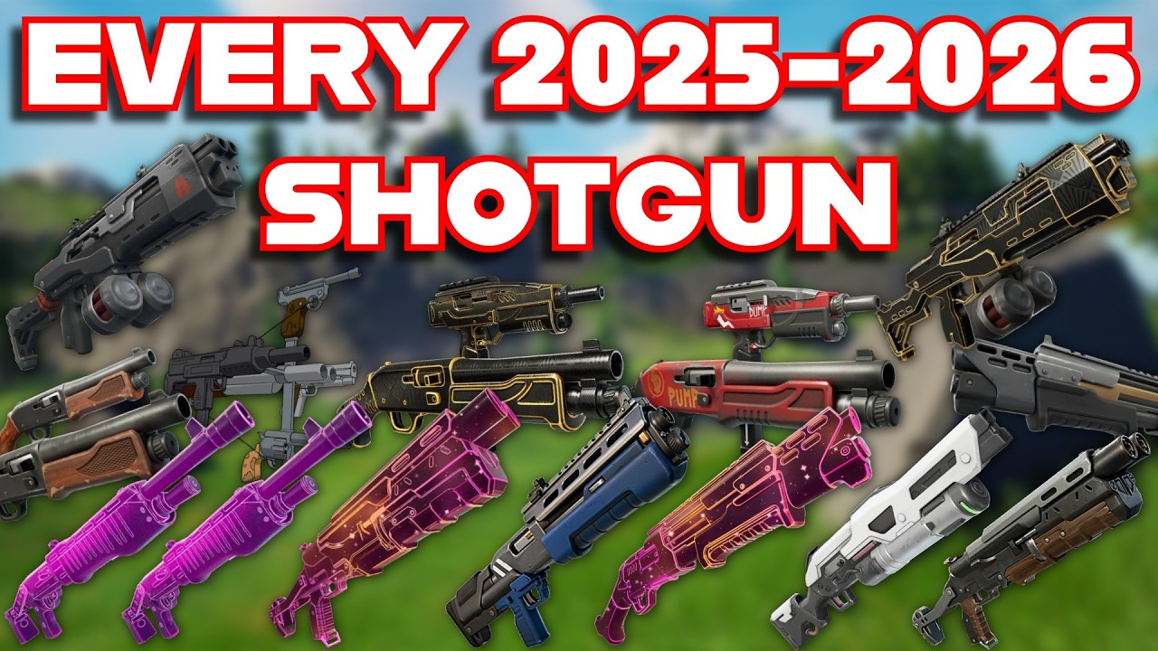 Ranking EVERY SHOTGUN FROM THE LAST YEAR of FORTNITE From WORST To BEST