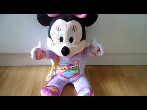 disney clementoni minnie mouse talking plush