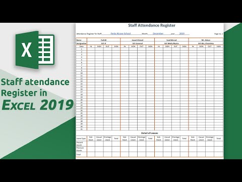 Video: How To Register An Employee's Absence