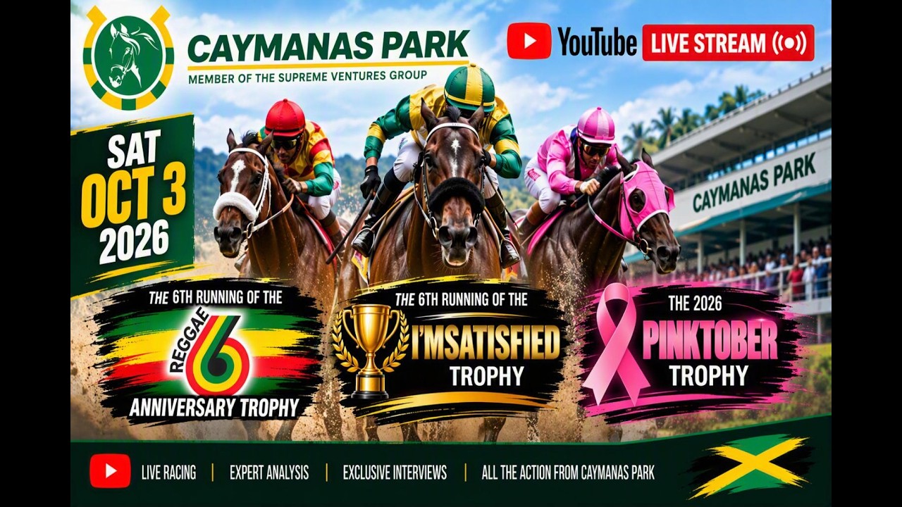 Caymanas Park, Jamaica | Saturday, October 3, 2026