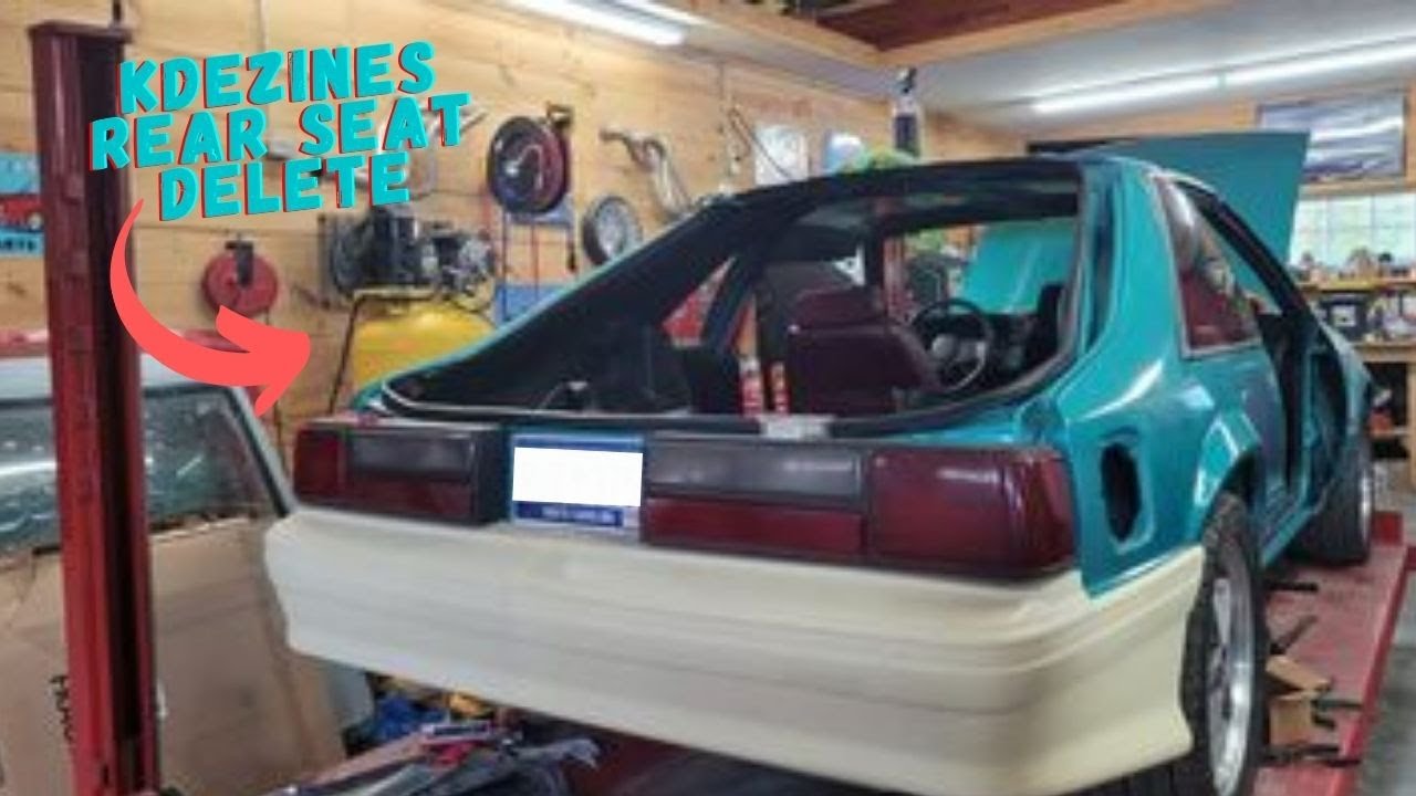 Fox Body Mustang Rear Seat Delete install (KDezines) YouTube