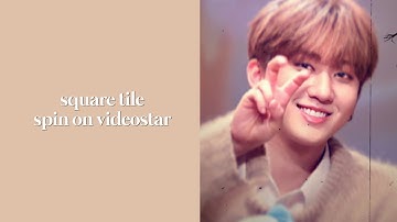 square/tile spin transition on videostar