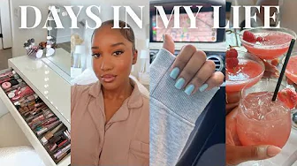 DAYS IN MY LIFE | living in houston, nail appointment, trying new restaurants, vanity organization