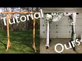 Making our Own DIY Wedding Arch! | Vlog