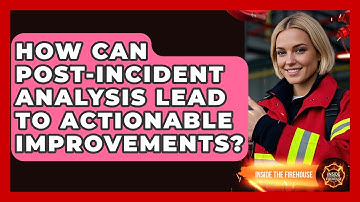 How Can Post-Incident Analysis Lead To Actionable Improvements? - Inside the Firehouse