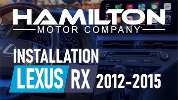 2012-2015 Lexus RX: How to Install Apple CarPlay Conversion Kit by Hamilton Motor Company
