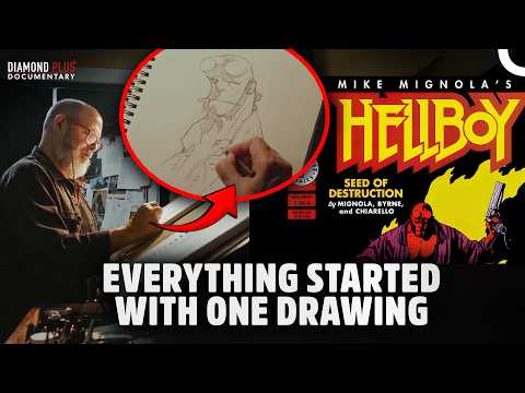 Why Is Hellboy So Different From Every Other Superhero? | Mike Mignola Drawing Monsters