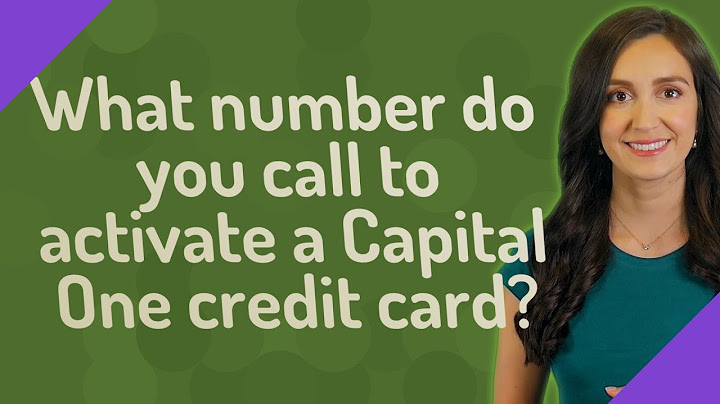 Capital one credit card address and phone number