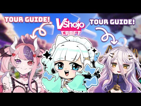 【VSHOJO MINECRAFT SERVER TOUR with HENYA & IRONMOUSE】so many mods...【Maid Mint Fantome】