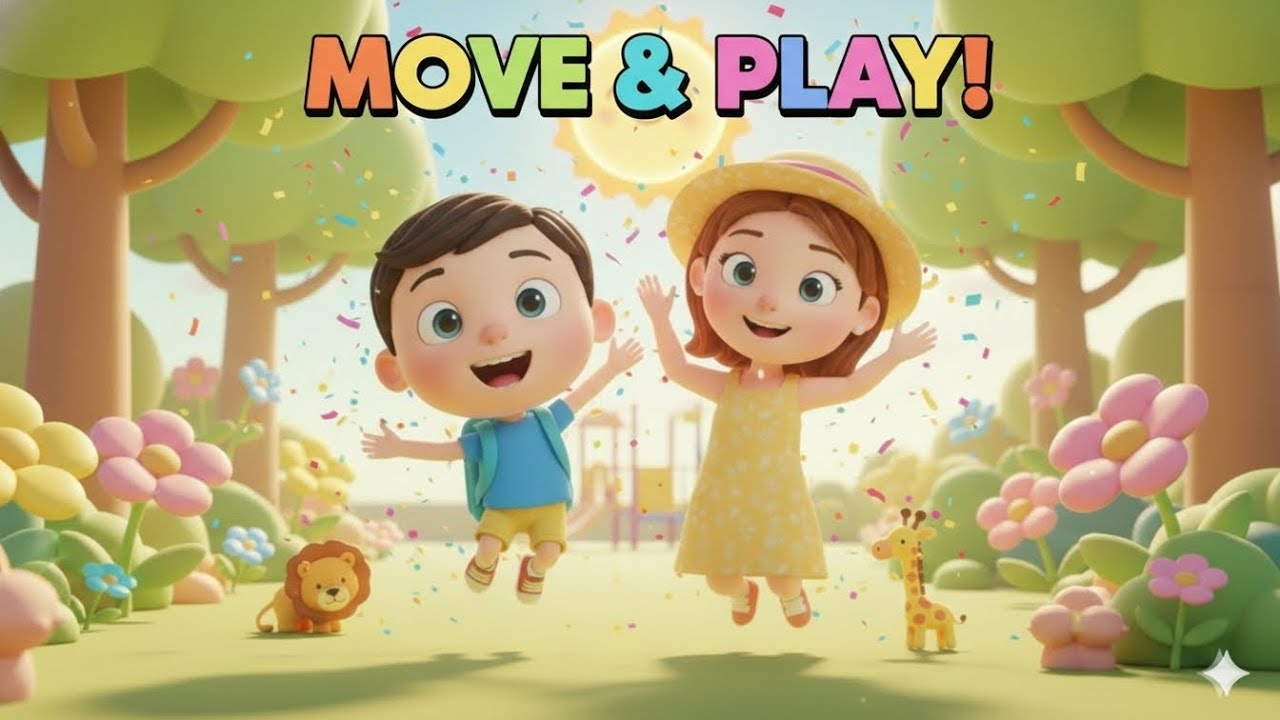 Let’s Go to the Park! 🌳⚽ Run, Jump & Play | Fun Movement Song for Toddlers