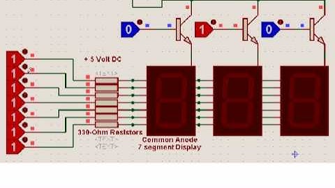 Multiple 7 Segment LED interface to microcontrollers