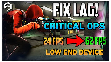 How to FIX LAG In Critical Ops 2024!