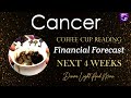 Cancer ♋️ MONEY, CAREER, SUCCESS 💰 Coffee Cup Reading ☕️ NEXT 4 WEEKS ✨