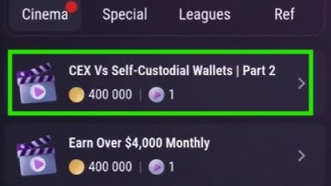 CEX vs Self-Custodial Wallets | Part 2 | TapSwap Code | CEX vs Self-Custodial Wallets | Part 2