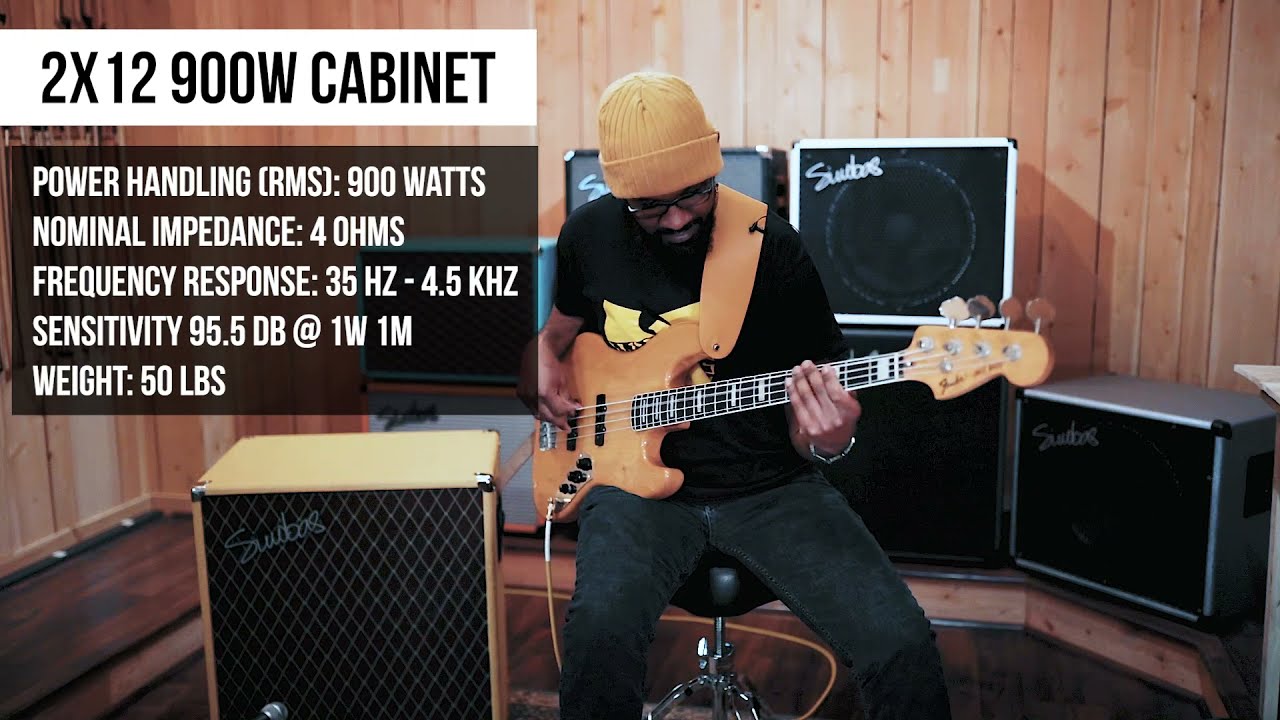 2x12 900w Bass Cabinet played by Darion Alexander