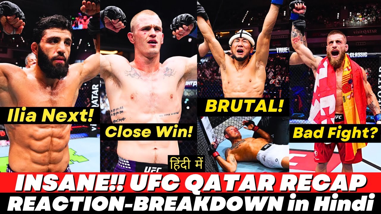 GREAT CARD!! UFC Fight Night Qatar RECAP REACTION and BREAKDOWN in Hindi | Namaste MMA