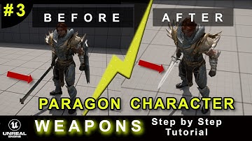 Paragon Character Weapons / Unreal Engine 5 Tuto step by step