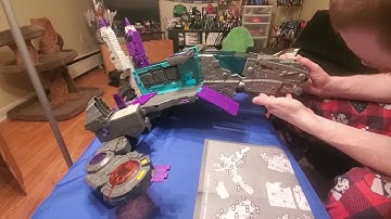 Titans Return Trypticon Review and Stickering Pt3 (City Mode)