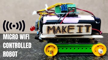 WiFi Controlled Robot using ESP8266|Internet of things|WiFi Robot|nodemcu|esp8266|IoT
