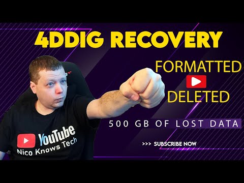 How To Recover Data After Formatted/Deleted ~ 500GB of Data LOST! | Tenorshare 4DDiG TESTED!