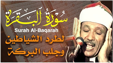 البيت الذي تقرأ فيه البقرة لا يدخله الشيطان   سورة البقرة   عبد الباسط #قرآن