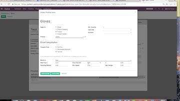 Odoo   Pricelists