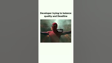 ⚖️ Developer Struggles: Quality vs. Deadlines! ⏳💻 | The Ultimate Battle! 🔥😂 #shorts #shortsvideo