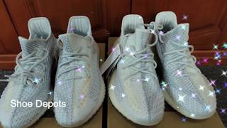 REAL VS FAKE Yeezy 350 V2 Cloud White Reflective