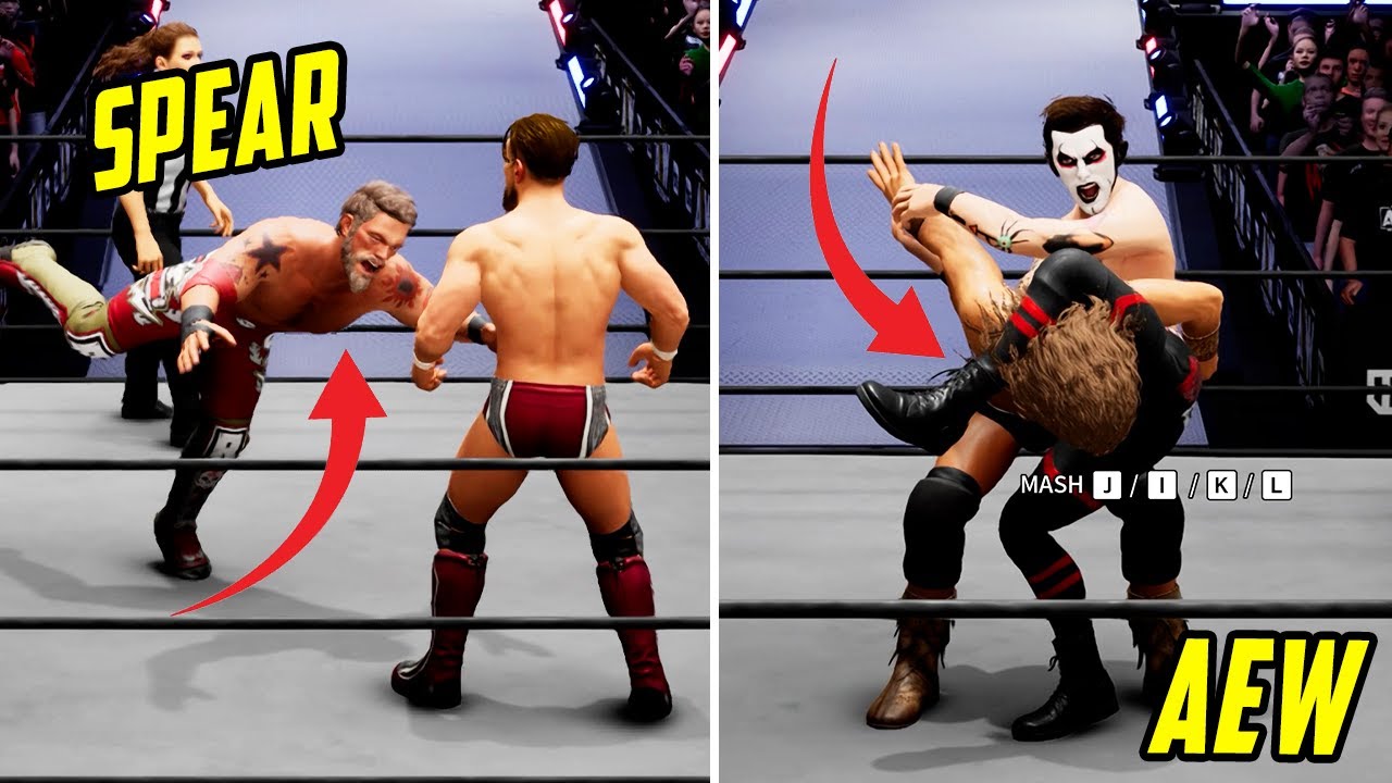 AEW Fight Forever DLC Moves You Won't See in WWE 2K25 (Some of them)