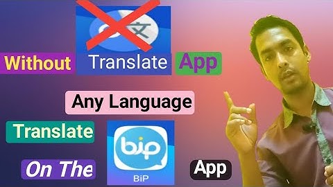Bip App Auto Translate Settings How To Enable | How To Enable Bip App Translate Settings