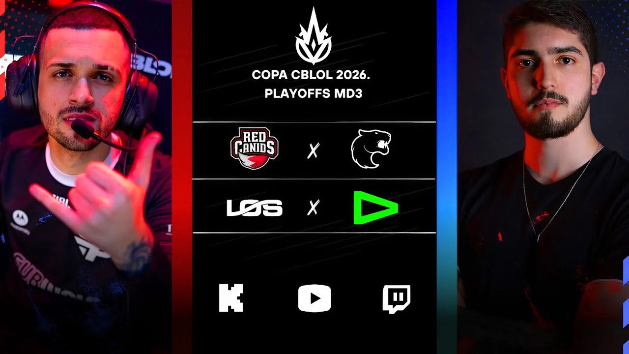 CO STREAM DA SUCATA - RED x FUR || LOS x LOUD || PLAYOFFS COPA CBLOL (MD3) ✋😜🤚