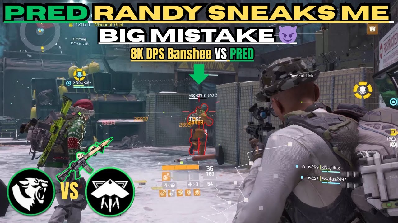 Pred Randy Tried Me… 8K DPS Banshee ENDS THE SERVER 😤 | Division 1.8.3