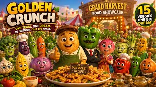 Full 🥔The Potato, Pepper & Radish Built a Food Empire 🥔🫑❤️ | Golden Crunch | 3D Animated Story Guide