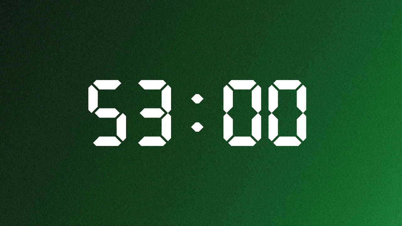 53 Minute Timer to Reset Your Focus & Lead With Excellence | Rolex Green Edition | NX