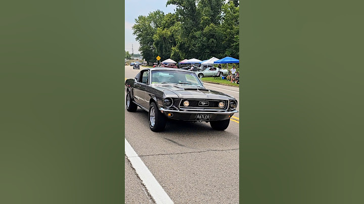 1968 Ford Mustang GT Fastback Classic Car Drive By Engine Sound Cruisin' Hines 2024