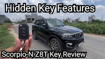 Scorpio-N Z8T Key Button And Features Review In Detail With Hidden Feature