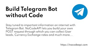 Build Telegram Bot without Code screenshot 2