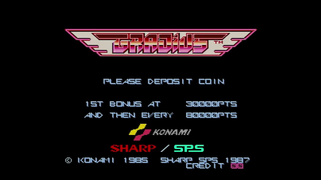 x68000 グラディウス グラディウス 改造版 : Gradius Modified version. X68000 - YouTube