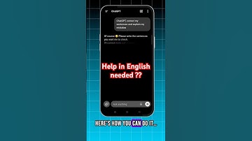 Chatgpt can help you Learn or improve English #shorts