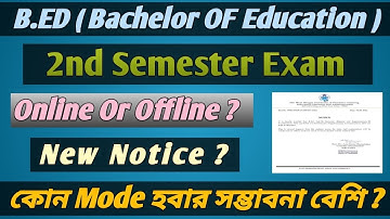 #WBUTTEPA B.ED Exam Update 2022 || WBUTTEPA B.ED 2nd Semester Exam || B.ED New Notice || Final B.ED