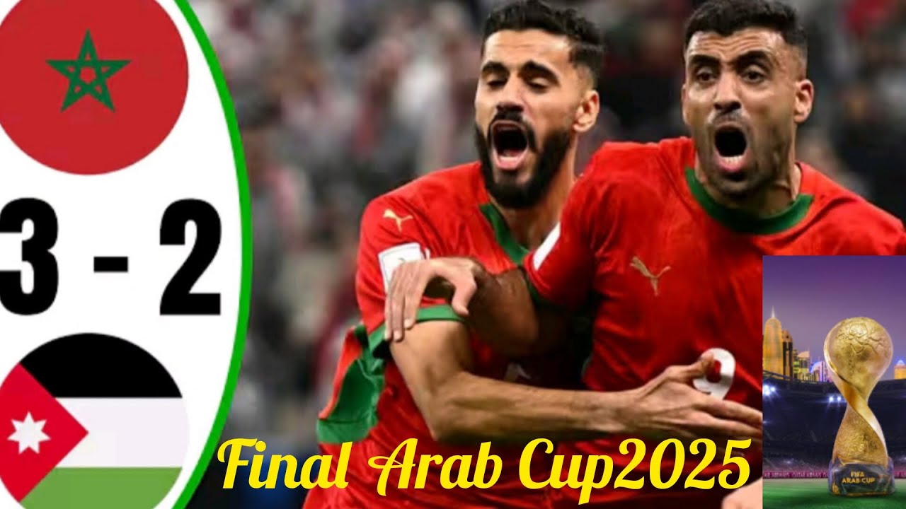Fifa Arab Cup 2025 Final Morocco 🇲🇦Vs Jordan 🇯🇴 