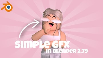 NO RIG how to make a simple *GFX* in blender 2.79 | iispxrkles