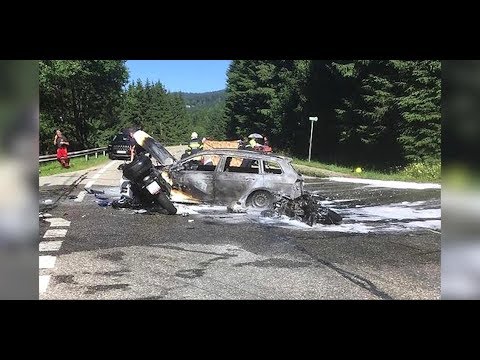 Lamborghini Horror-Crash mit 300 km/h: Ungarische Polizei veröffentlicht Abschreckungs-Video