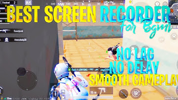 🔥 Best Screen Recorder for BGMI😱 | No Lag, High Quality & Free App 2025