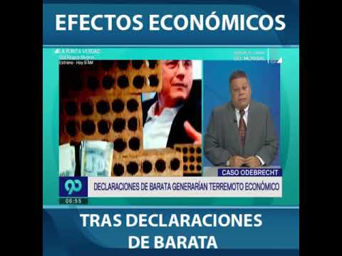 universidad del pacifico chile Efectos económicos tras las declaraciones de Barata, Carlos Parodi