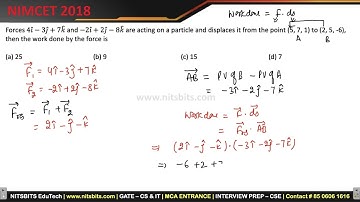 #34 - NIMCET 2018 | Previous Year NIMCET Question Paper Solution | NITsbits NIMCET Coaching in Delhi