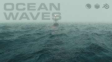 Create Realistic Ocean Waves in Cinema 4D & Redshift (and Blender)