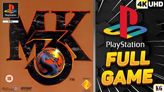 Mortal Kombat 3 [PS1] Longplay Walkthrough Playthrough Movie FULL GAME [4K60ᶠᵖˢ UHD🔴]
